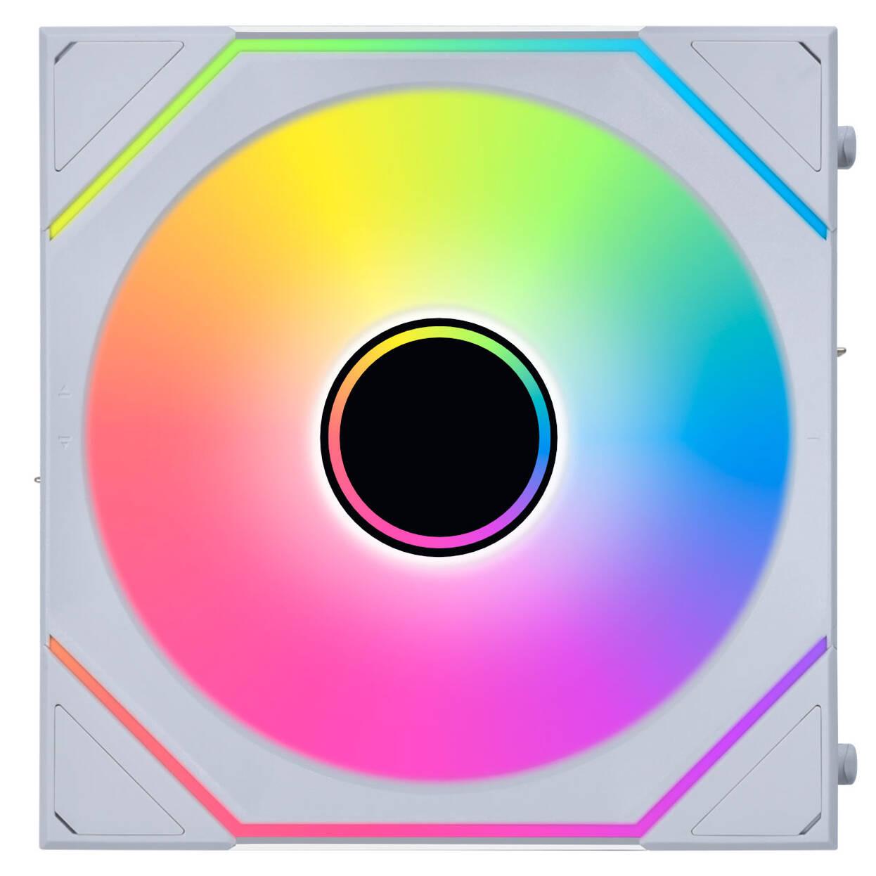 Вентилатори 3бр Lian Li UNI FAN SL-INF Wireless ARGB PWM - 120 mm Бели + Контролер - Image 5