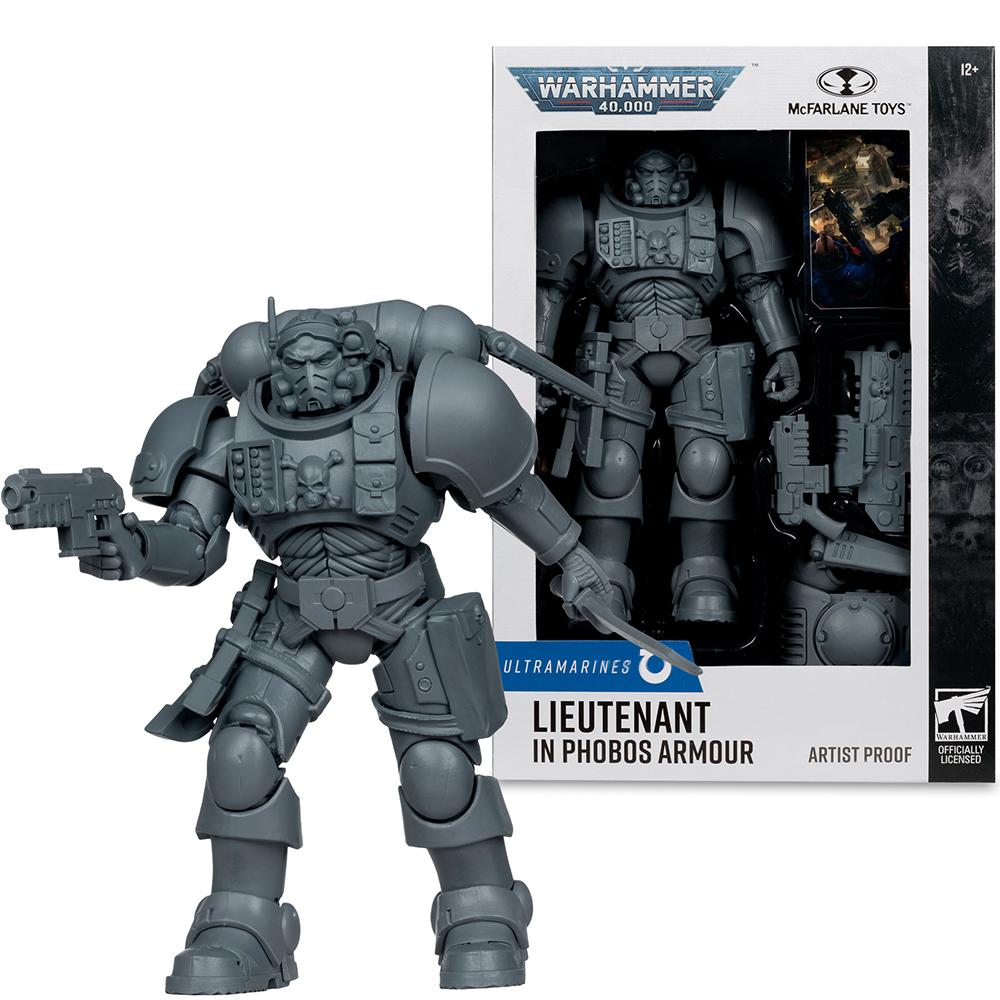 Фигурка Warhammer 40,000 Lieutenant in Phobos Armour (Ultramarines) Artist Proof 7in Figure McFarlane - Image 4