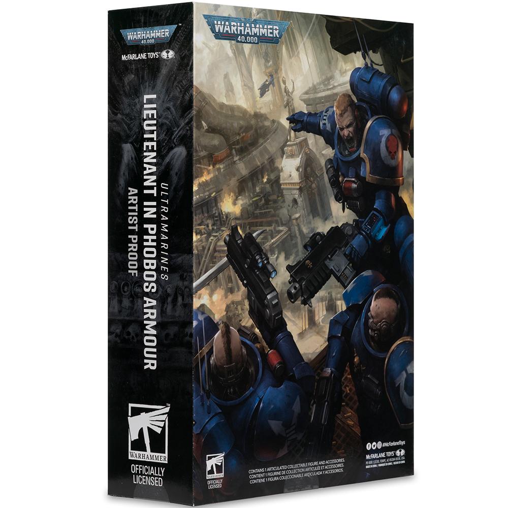 Фигурка Warhammer 40,000 Lieutenant in Phobos Armour (Ultramarines) Artist Proof 7in Figure McFarlane - Image 9