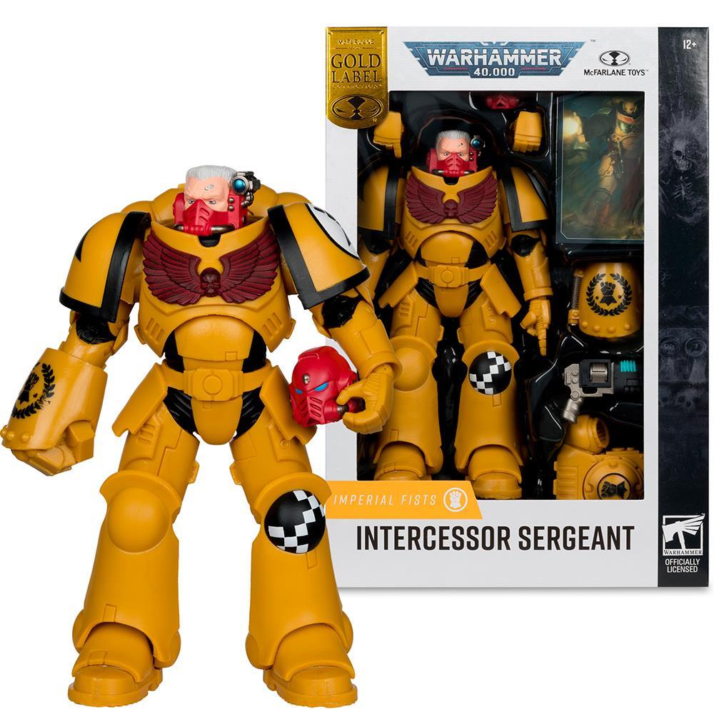 Фигурка Warhammer 40,000 Intercessor Sergeant (Imperial Fist) Gold Label 7in Figure McFarlane - Image 4