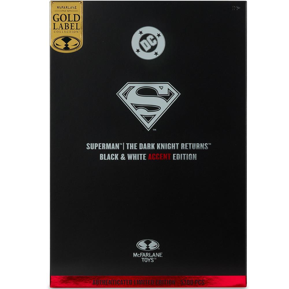 Фигурка DC Multiverse Superman (The Dark Knight Returns) Black & White Accent Edition Gold Label 7in - Image 8