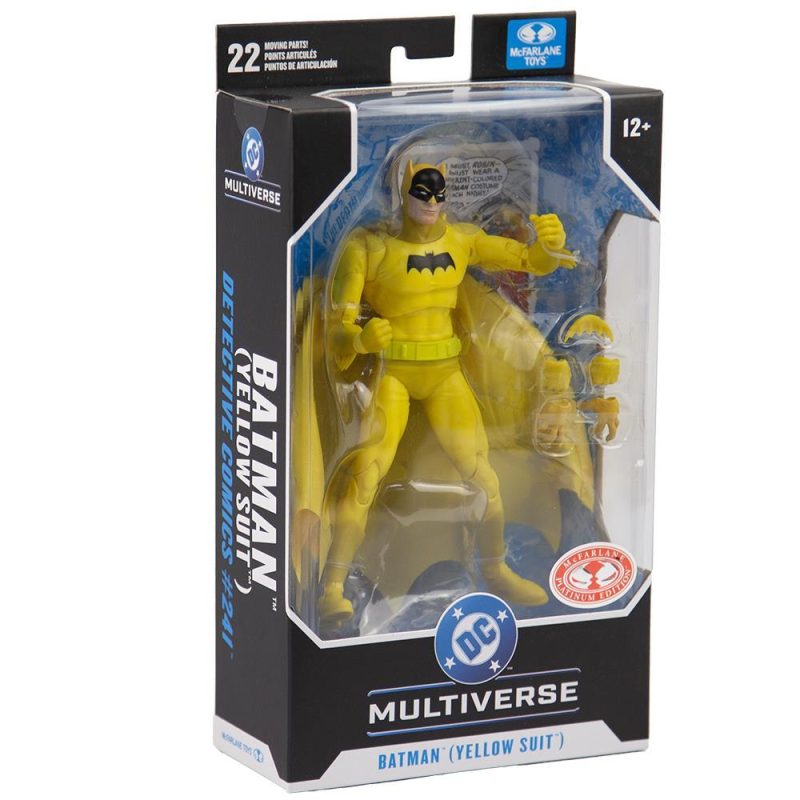 Фигурка McFarlane Toys DC MULTIVERSE Batman Yellow Suit (Detective Comics #241 - Red Platinum Chase - Image 4