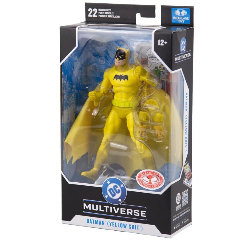 Фигурка McFarlane Toys DC MULTIVERSE Batman Yellow Suit (Detective Comics #241 - Red Platinum Chase - Image 5