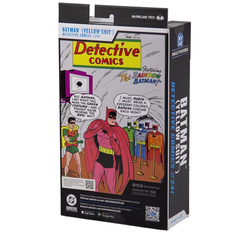 Фигурка McFarlane Toys DC MULTIVERSE Batman Yellow Suit (Detective Comics #241 - Red Platinum Chase - Image 6