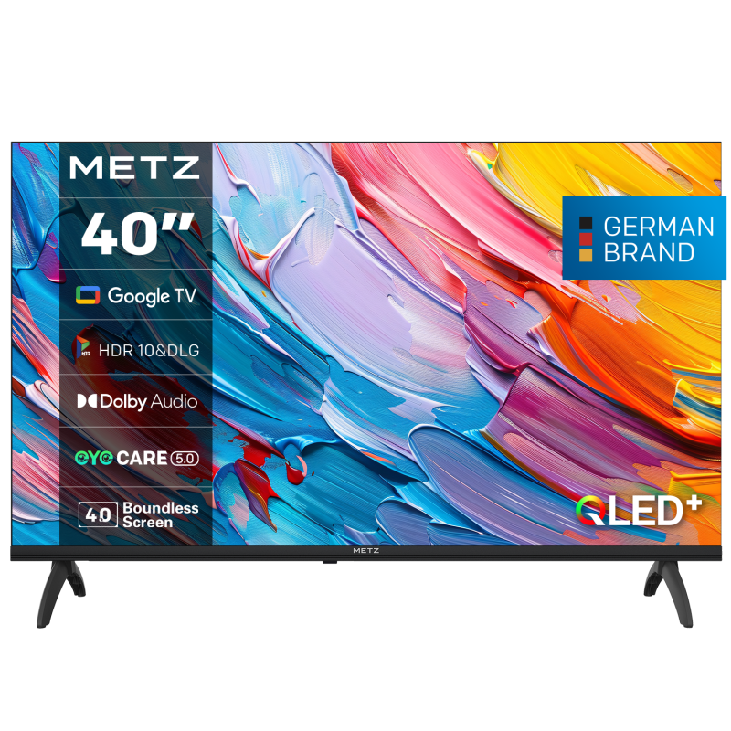 METZ Телевизор 40" FHD QLED SMART TV, Google TV, Frameless - Image 2
