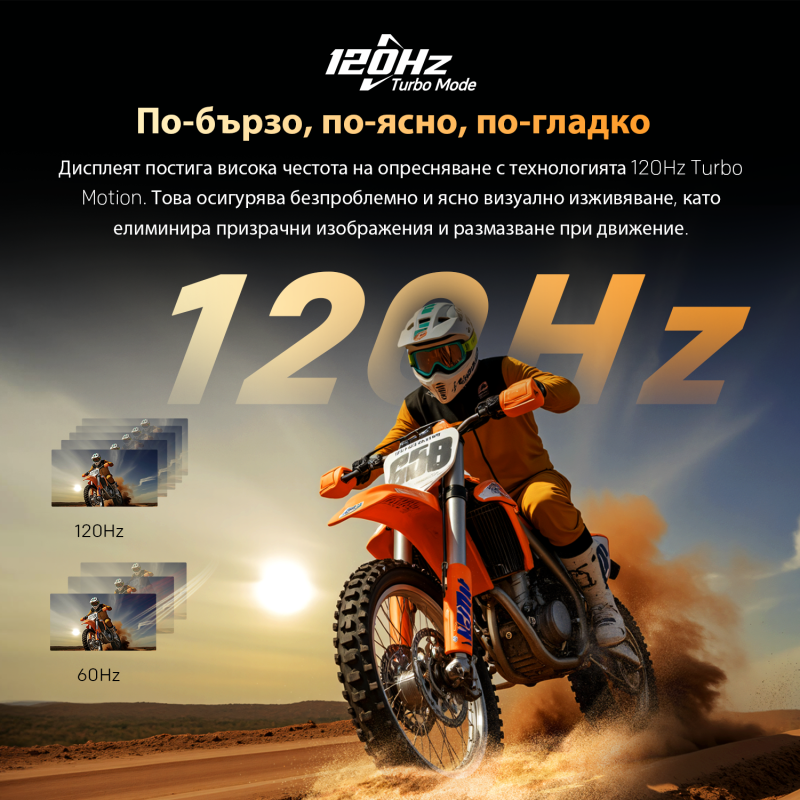 METZ Телевизор 55" 55MQF7500Z UHD QLED SMART TV, 120Hz,4K, Google TV, Frameless, 139.0см - Image 3