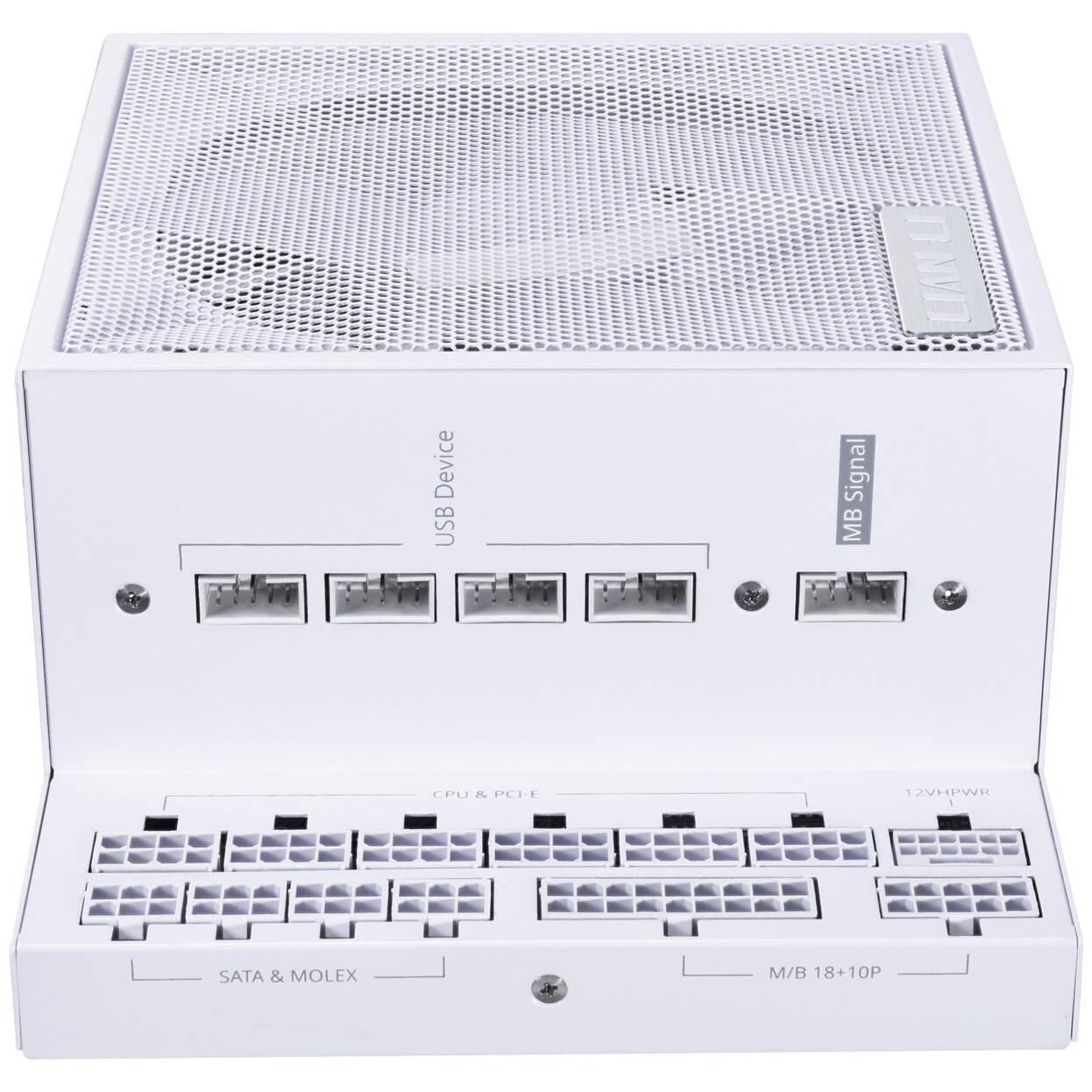 Захранващ блок Lian Li EDGE EG0850 White 850W 80+ Platinum PCIe 5.1, ATX 3.1 - Image 6