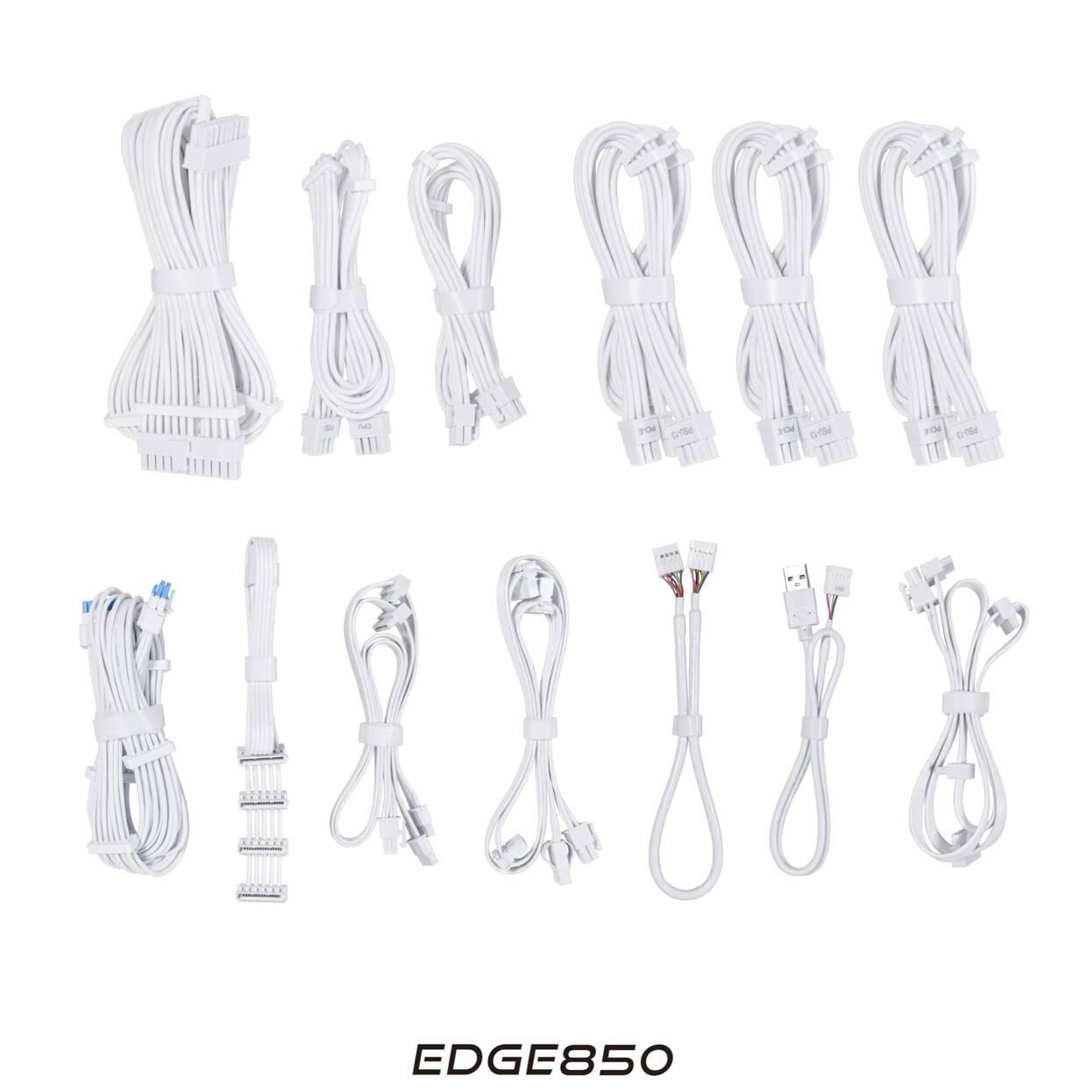 Захранващ блок Lian Li EDGE EG0850 White 850W 80+ Platinum PCIe 5.1, ATX 3.1 - Image 9