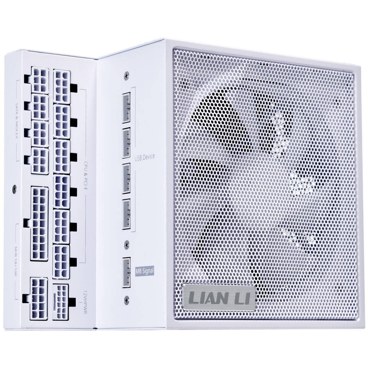 Захранващ блок Lian Li EDGE EG0850 White 850W 80+ Platinum PCIe 5.1, ATX 3.1 - Image 2