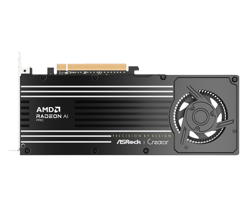 Видео карта ASRock RADEON AI PRO R9700 Creator 32GB GDDR6 - Image 5