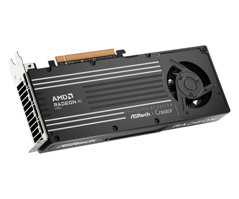 Видео карта ASRock RADEON AI PRO R9700 Creator 32GB GDDR6 - Image 4