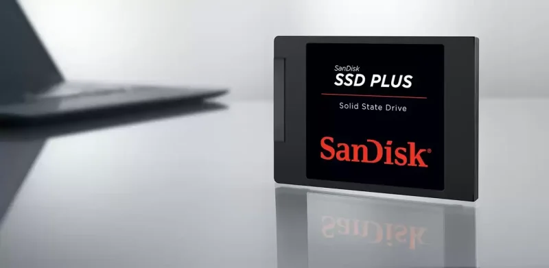 SanDisk  SSD Plus 545GB, до 505MB/s скорост на четене , до 440MB/s скорост на писане, SATA Revision 3.0 (6 Gb/s), шоко устойчиво - Image 3
