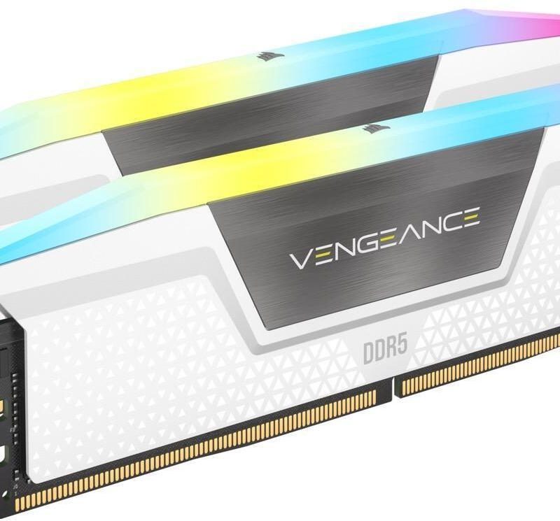 Памет Corsair Vengeance RGB DDR5, 6000MHz 32GB 2x16GB DIMM, CL30-36, Intel XMP и AMD EXPO