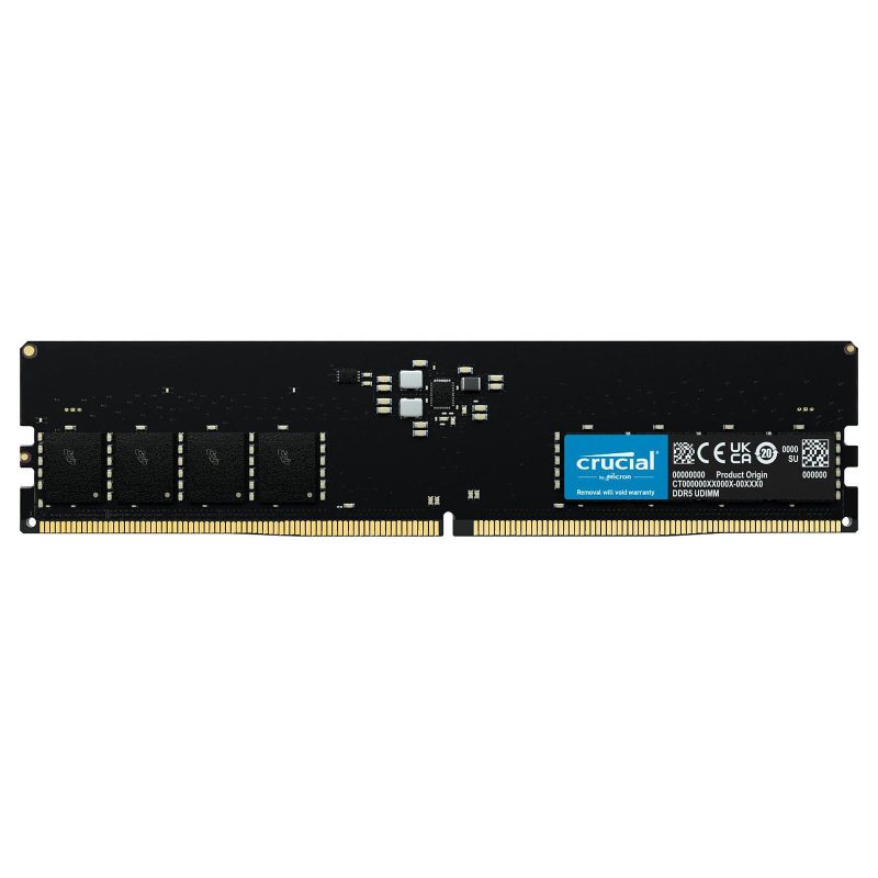 Памет Crucial 16GB DDR5 5600MHz CL46 UDIMM CT16G56C46U5