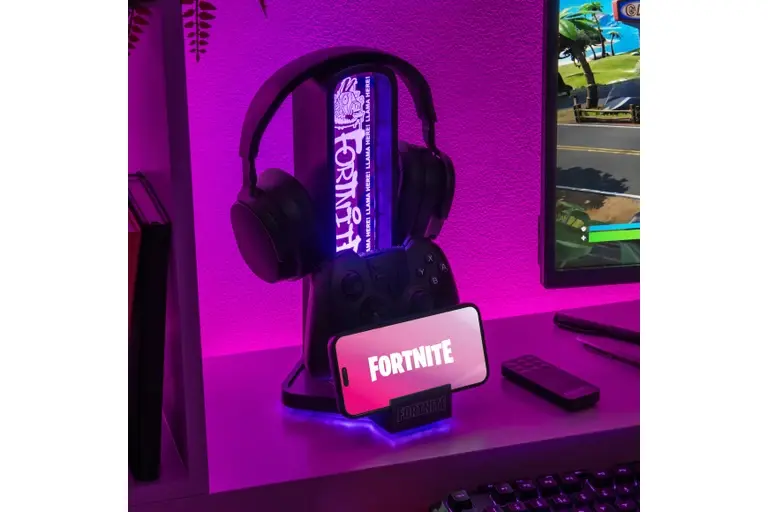 Paladone: Fortnite - Desk Headphone Stand With Light - Image 7