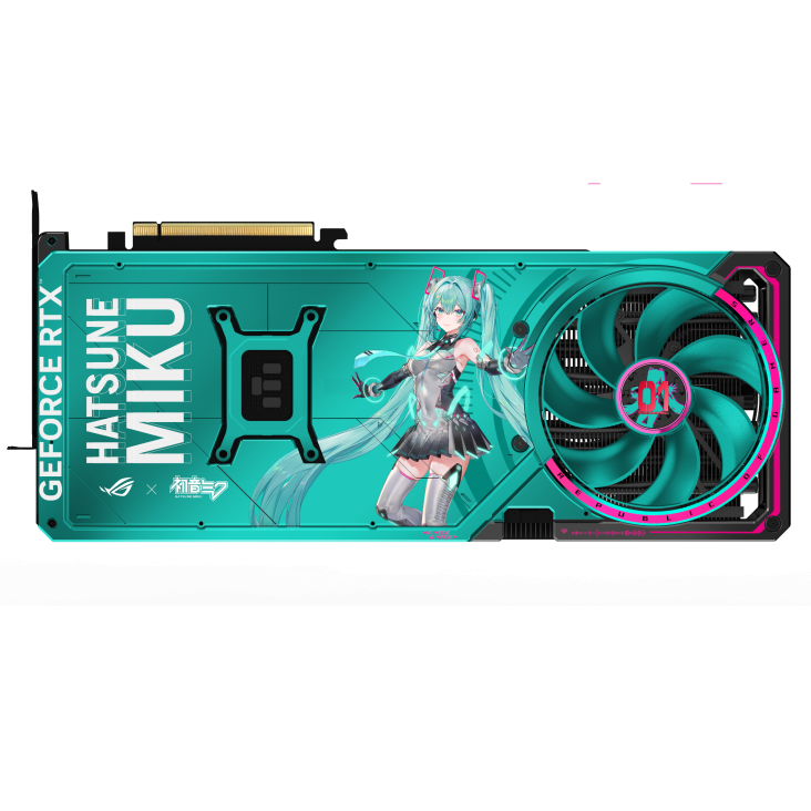 Видео карта ASUS ROG ASTRAL RTX 5080 OC 16GB GDDR7 Hatsune Miku Edition - Image 4