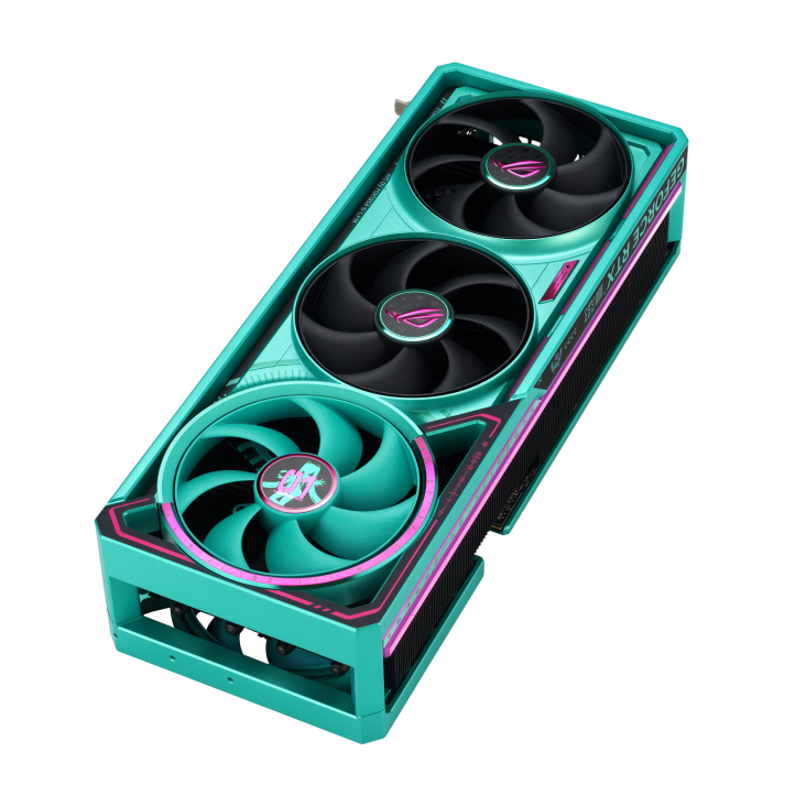 Видео карта ASUS ROG ASTRAL RTX 5080 OC 16GB GDDR7 Hatsune Miku Edition - Image 2