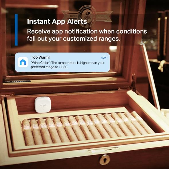 Сензор за температура и влажност TP-Link Tapo T310, WiFi - Image 4