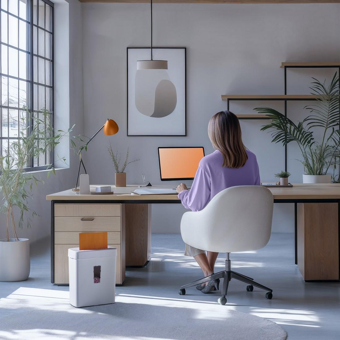 HAMA Шредер „Prime M50CD-B“, ниво на сигурност P5 T2 E2 O1, бял - Image 13