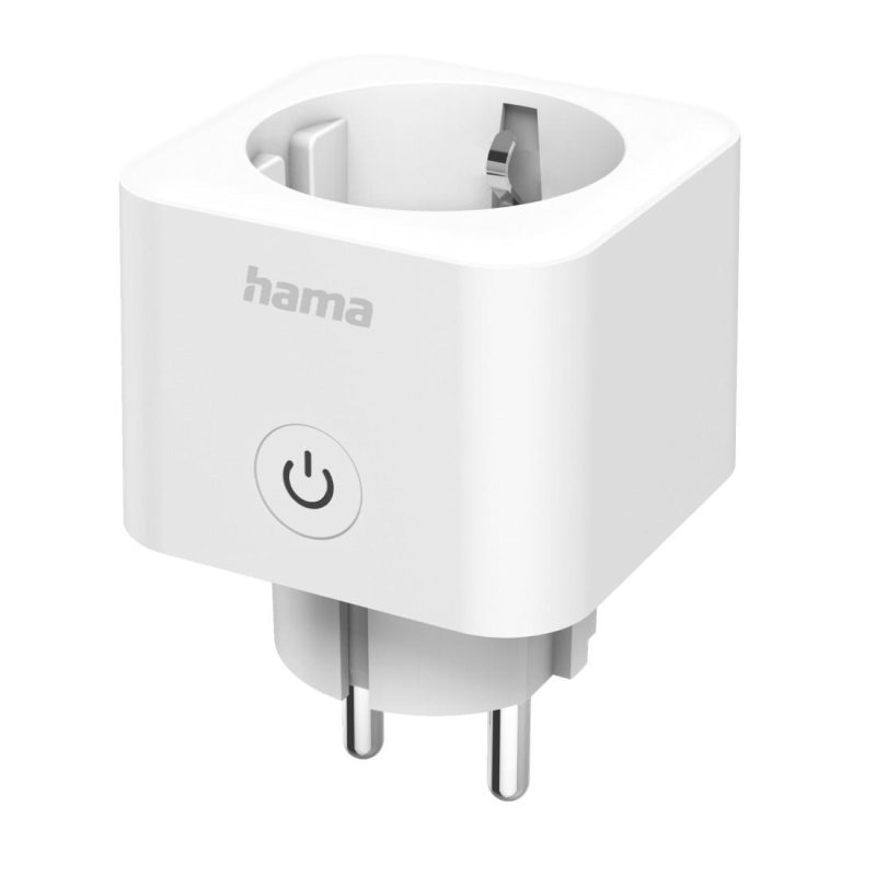 HAMA Смарт мини WiFi контакт 3680W, 16A с прил. за измерване на ен.консумация