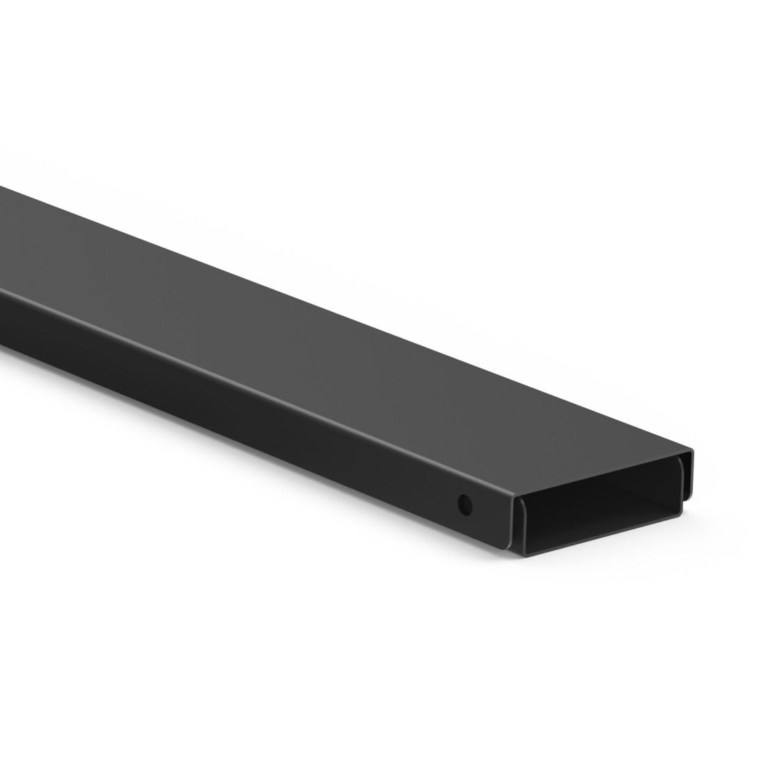 HAMA Магнитен кабелен канал , 90 см, за стенен монтаж, черен - Image 6