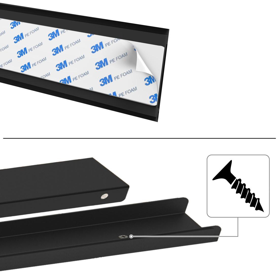 HAMA Магнитен кабелен канал , 90 см, за стенен монтаж, черен - Image 9