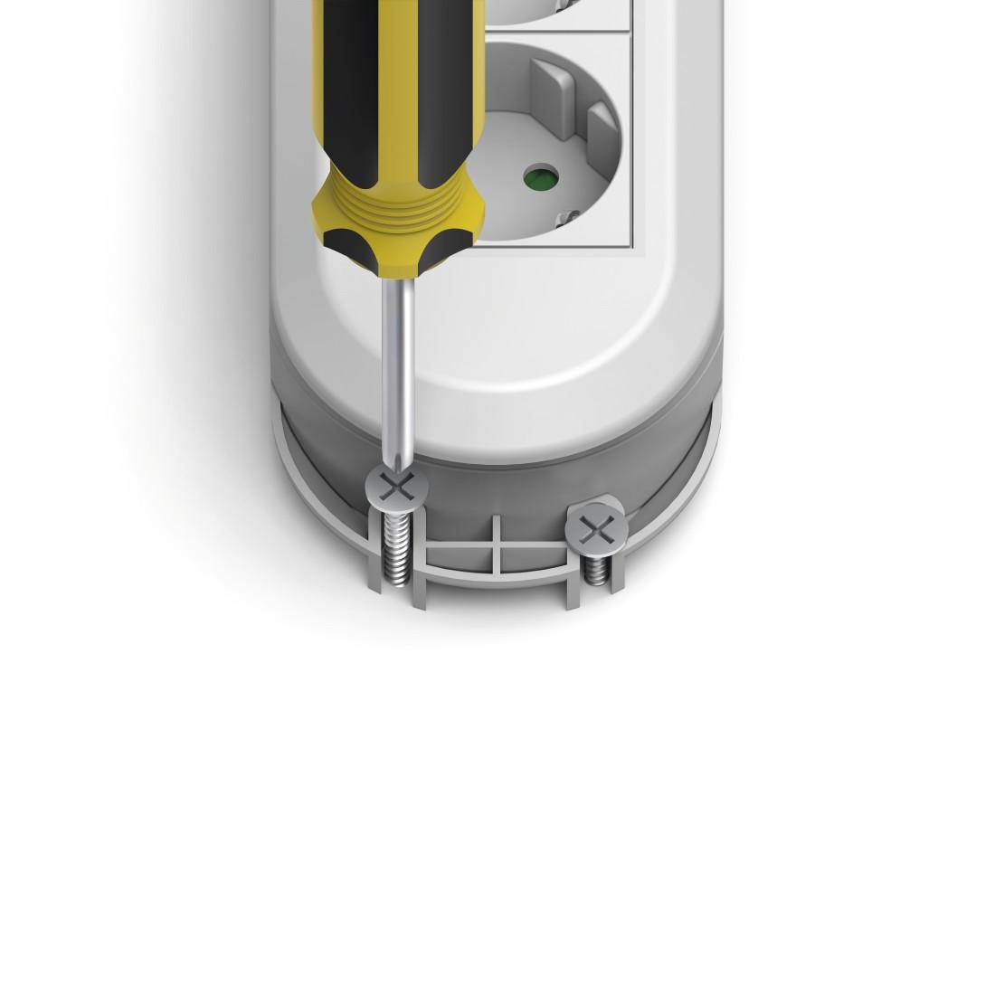 HAMA Разклонител 10-гнезда, бутон вкл/изкл, 223041 - Image 2