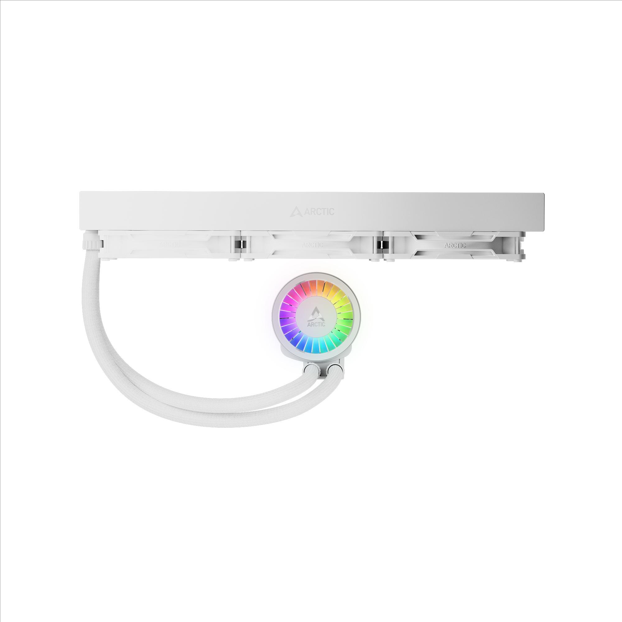 Охладител за процесор Arctic Liquid Freezer III Pro 420 A-RGB - White - Image 3