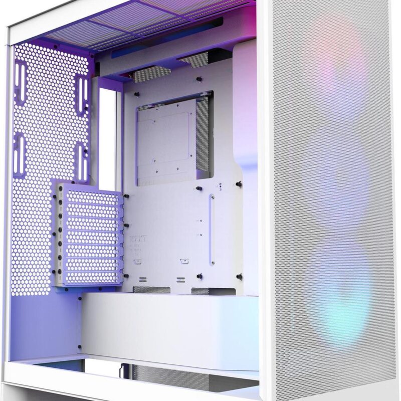Кутия NZXT H7 Flow RGB 2024 Edition - White