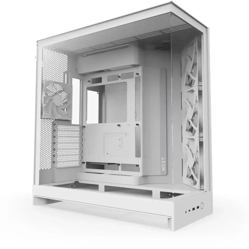 Кутия NZXT H9 Flow Dual-Chamber - White