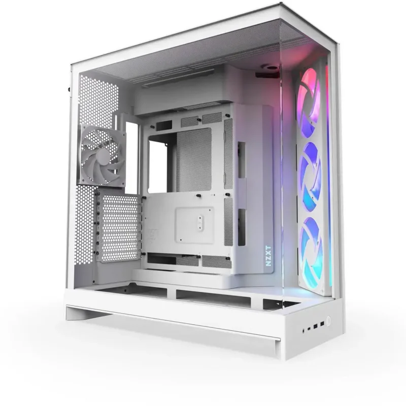 Кутия NZXT H9 Flow RGB Dual-Chamber - White