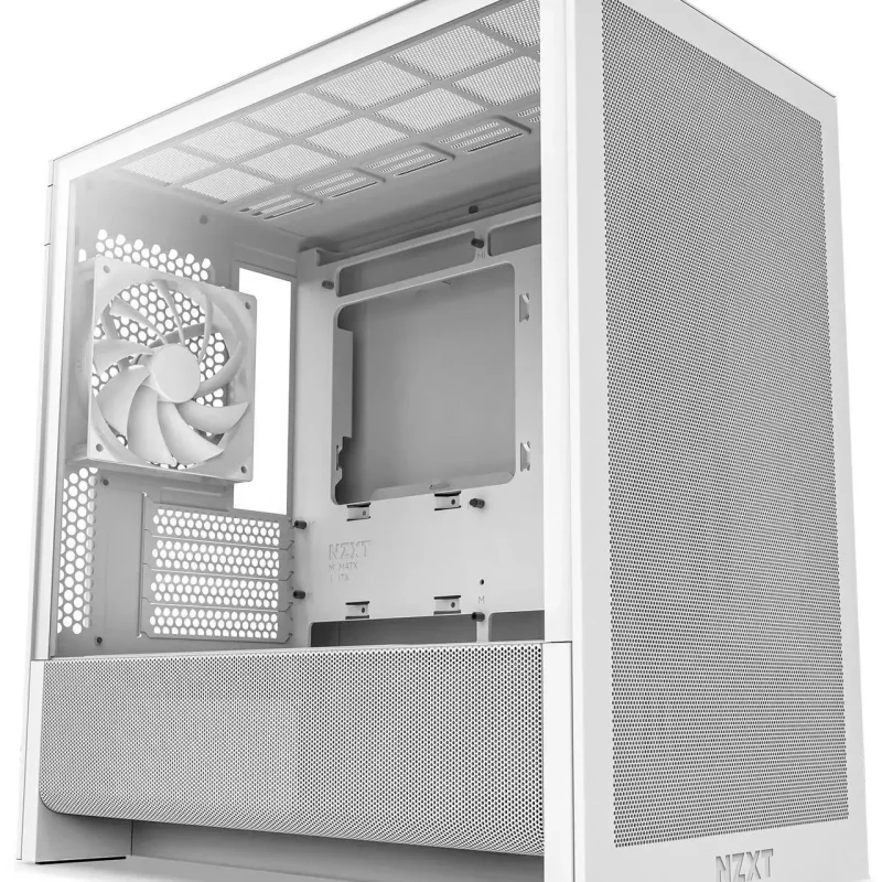 Кутия NZXT H3 Flow 2025 All White Micro-ATX Tower