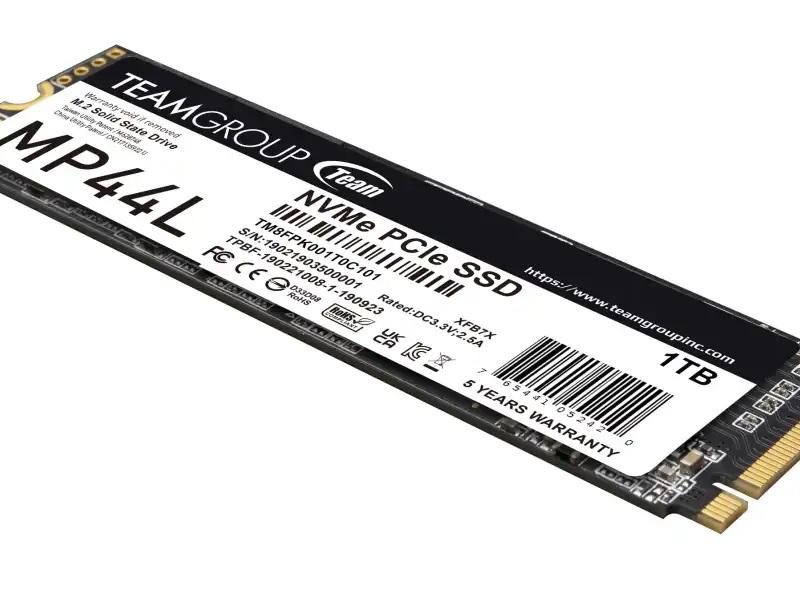 SSD Team Group MP44L, M.2 2280 NVMe, 1TB, PCI-e 4.0 x4