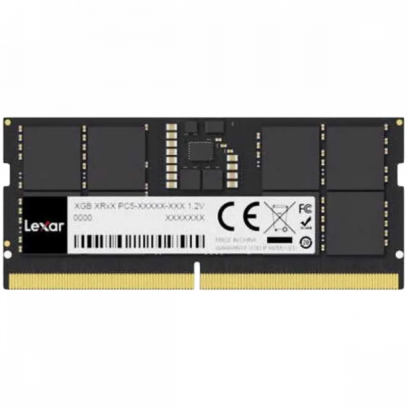 Lexar DDR5 16GB 262 PIN So-DIMM 5600Mbps, CL46, 1.1V- BLISTER Package