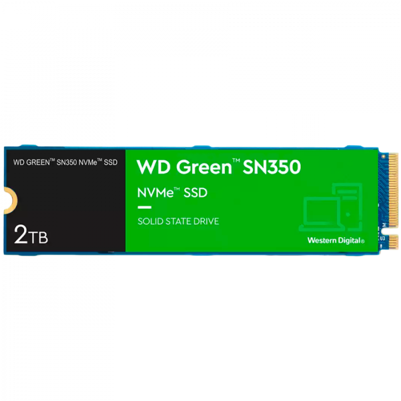 SSD WD Green (M.2, 2TB, PCIE GEN3)