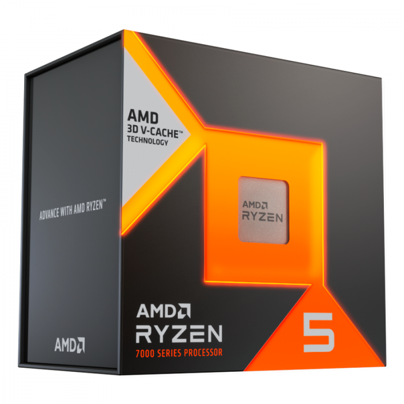 AMD CPU Desktop Ryzen 5 6C/12T 7500X3D (4.5GHz,102MB,65W,AM5) box, with Radeon Graphics
