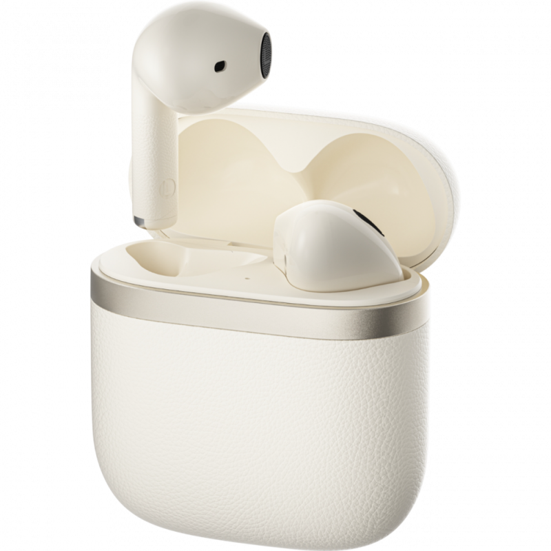 Edifier W200Ts TWS Earbuds, BT V5.3, Touch controls, Up to 22H Battery, USB-C, IP54, Ivory