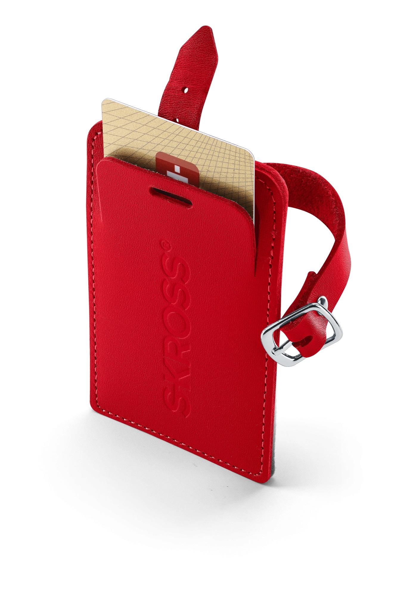 Етикет за багаж Skross Luggage Tags, Карта за контакт, Червен - Image 3