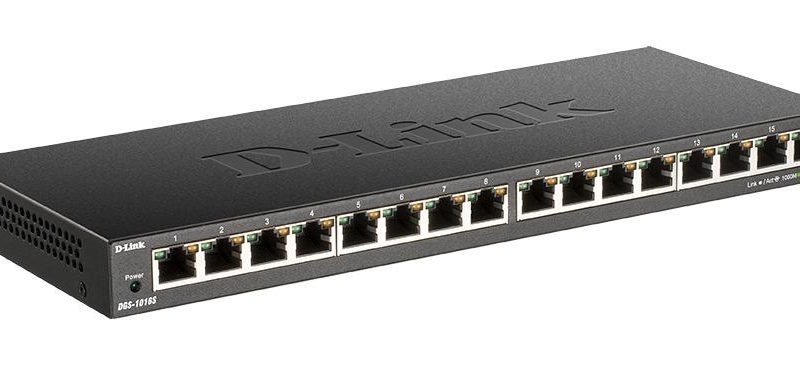 Суич D-Link DGS-1016S/E, 16 портов 10/100/1000, Desktop