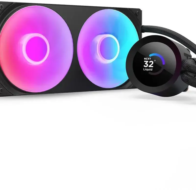 Охладител за процесор NZXT Kraken Plus 240 RGB LCD Display - Black