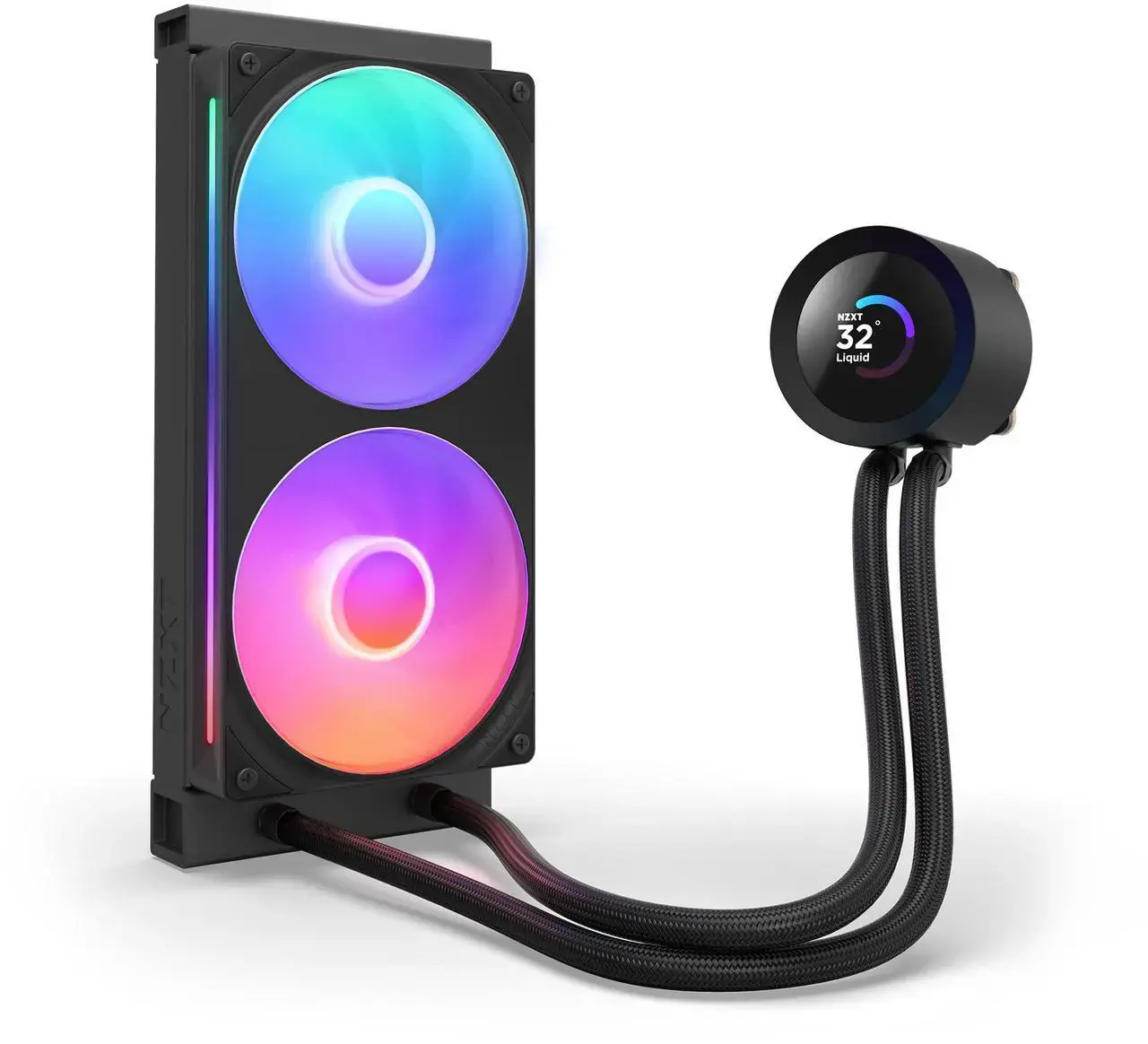 Охладител за процесор NZXT Kraken Plus 240 RGB LCD Display - Black - Image 3