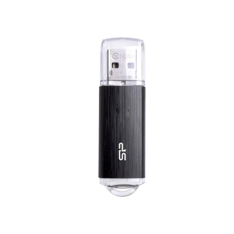USB памет SILICON POWER Ultima U02, 8GB,USB 2.0 Черен
