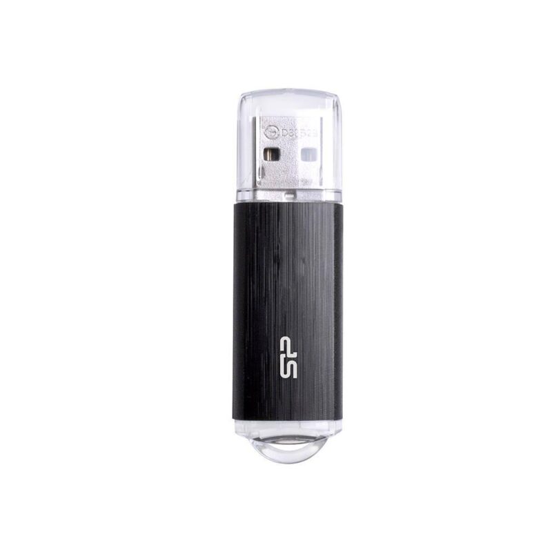 USB памет SILICON POWER Ultima U02, 8GB,USB 2.0 Черен