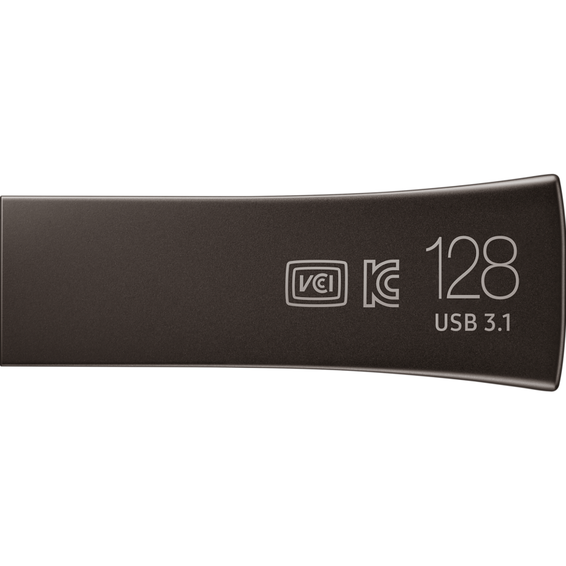 USB памет Samsung BAR Plus, 128GB, USB-A, Titanium Gray