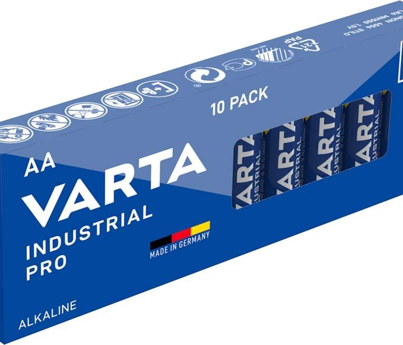 Алкални батерии индустриални LR6 AA 1,5V 10PK INDUSTRIAL PRO4006 VARTA