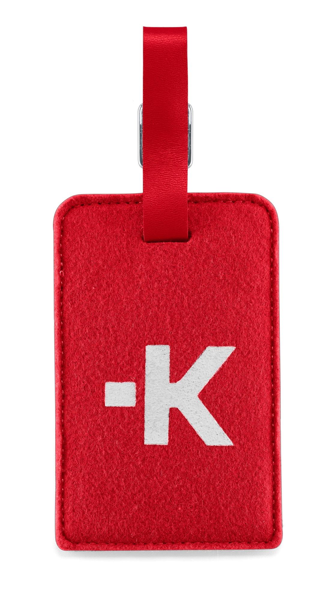 Етикет за багаж Skross Luggage Tags, Карта за контакт, Червен