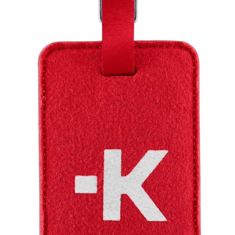 Етикет за багаж Skross Luggage Tags, Карта за контакт, Червен