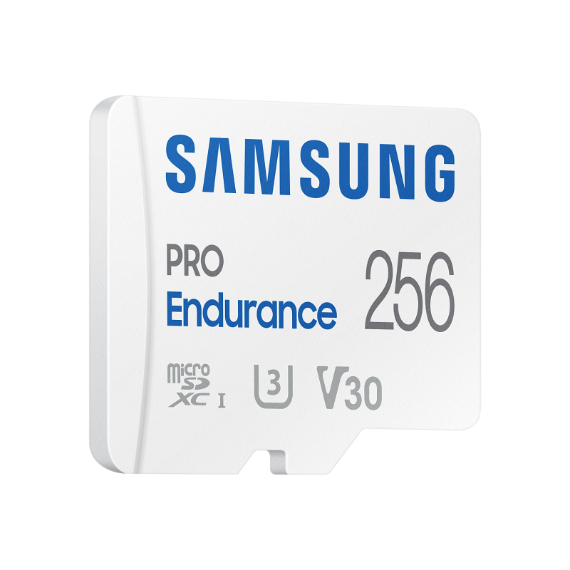 Карта памет Samsung PRO Endurance, microSDXC, UHS-I, 256GB, Адаптер