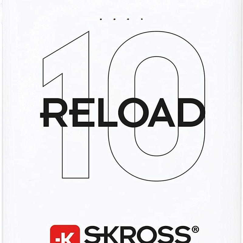 Външна батерия SKROSS RELOAD 10, 10000 mAh, Бял