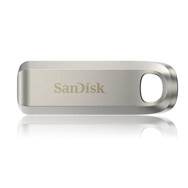 USB памет SanDisk Ultra Luxe, 64GB, USB 3.2 Gen 1, USB-C, Сребрист